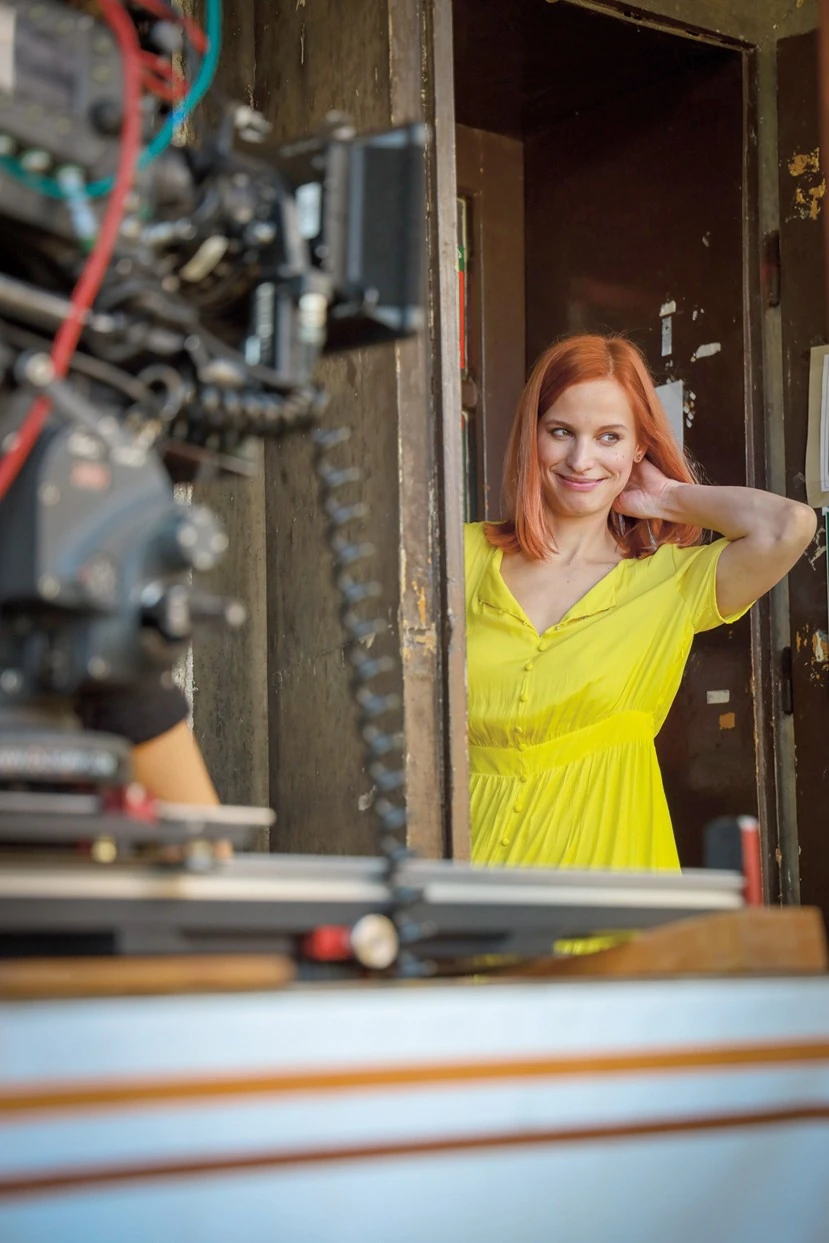 Estilla A mi kis falunk forgatásán (Fotó: Story-Best Magán/fotocentral.hu)