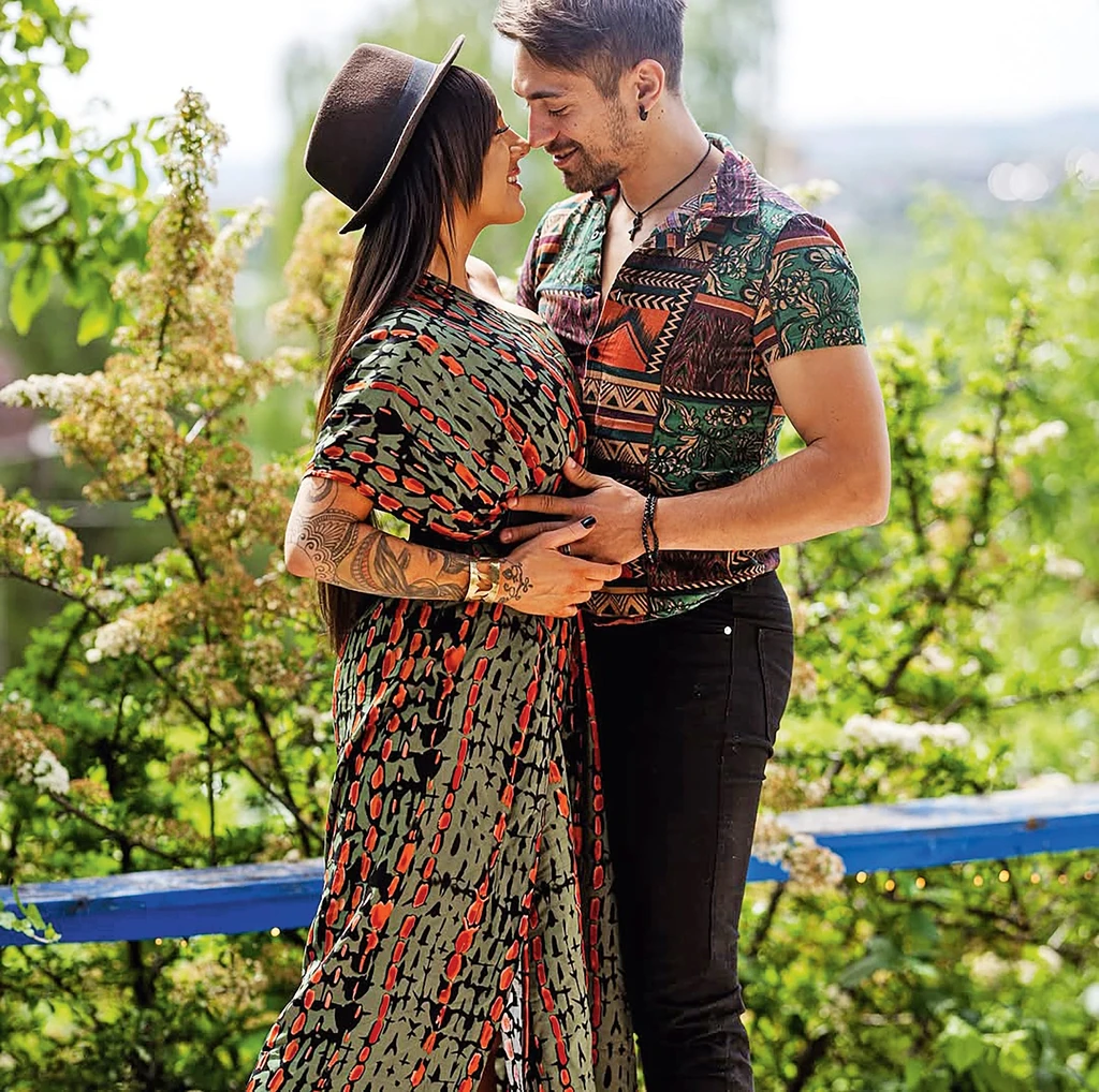 Tóth Gabi teljesen biztonságban érzi magát Papp Máté Bence mellett (Fotó: Archív)