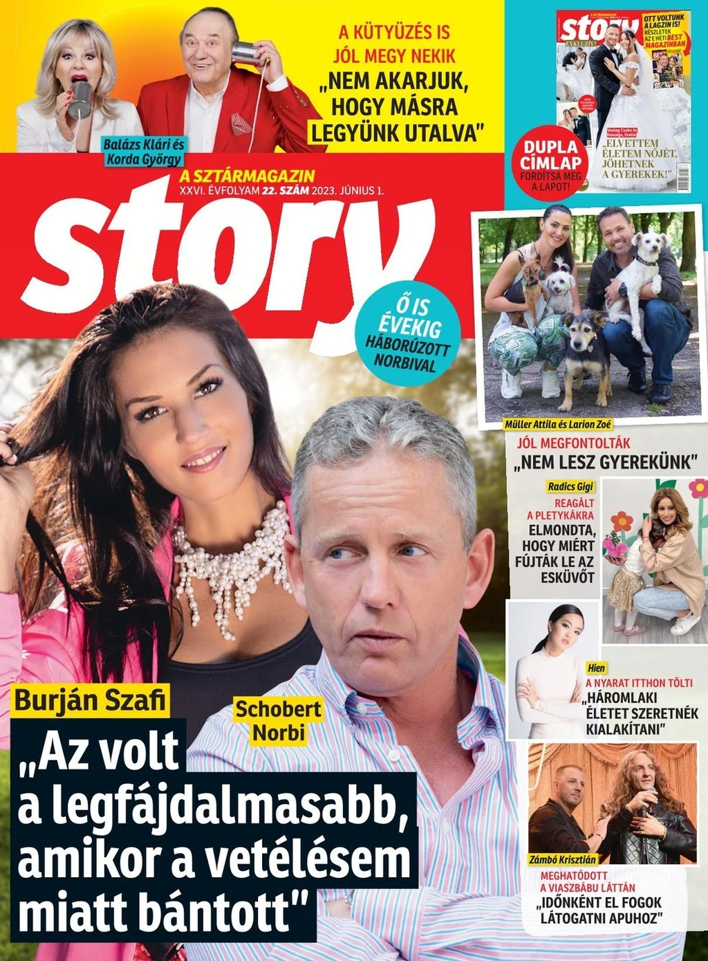 Norbi azt állítja, a Storynak adott címlapinterjúja miatt Szafi utólag bocsánatot kért tőle