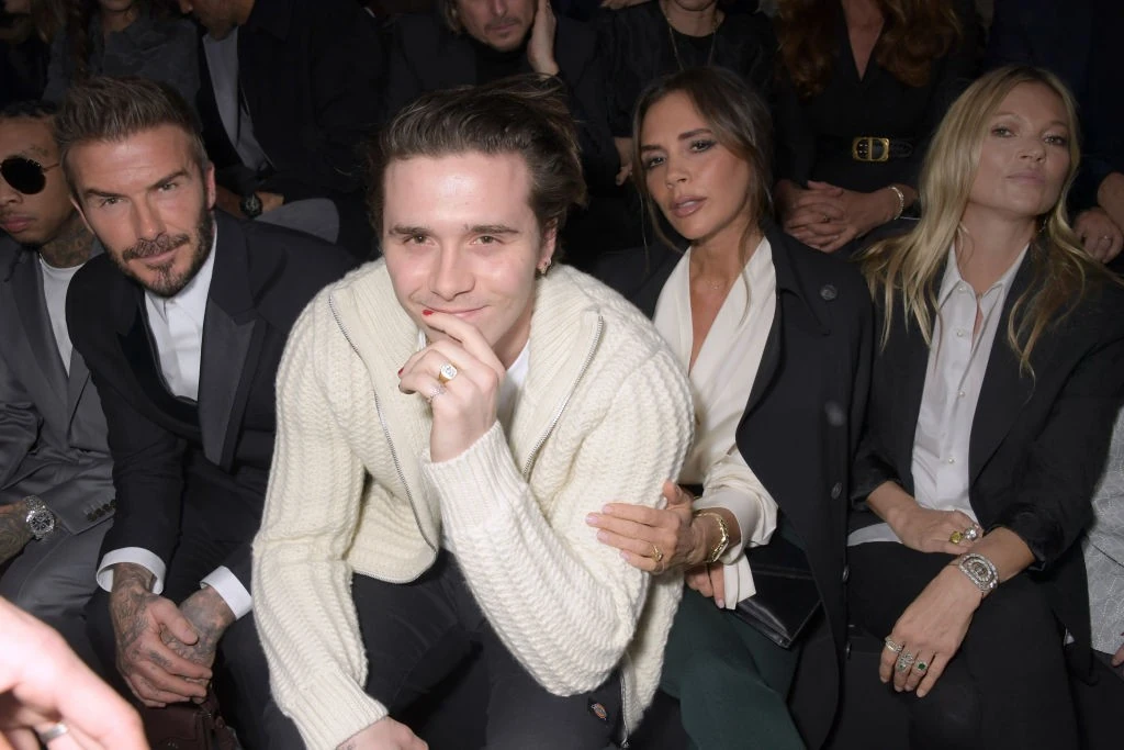 Beckhamék és Brooklyn boldogabb időkben (Fotó: Getty Images)