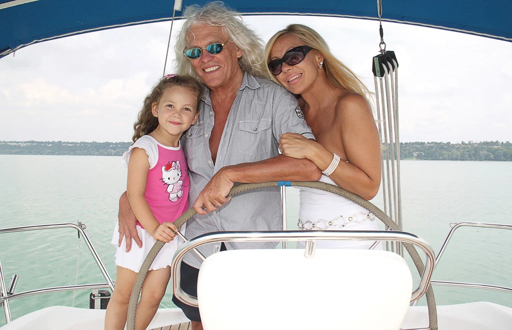 Lénácska a szüleivel (Fotó: Archív)