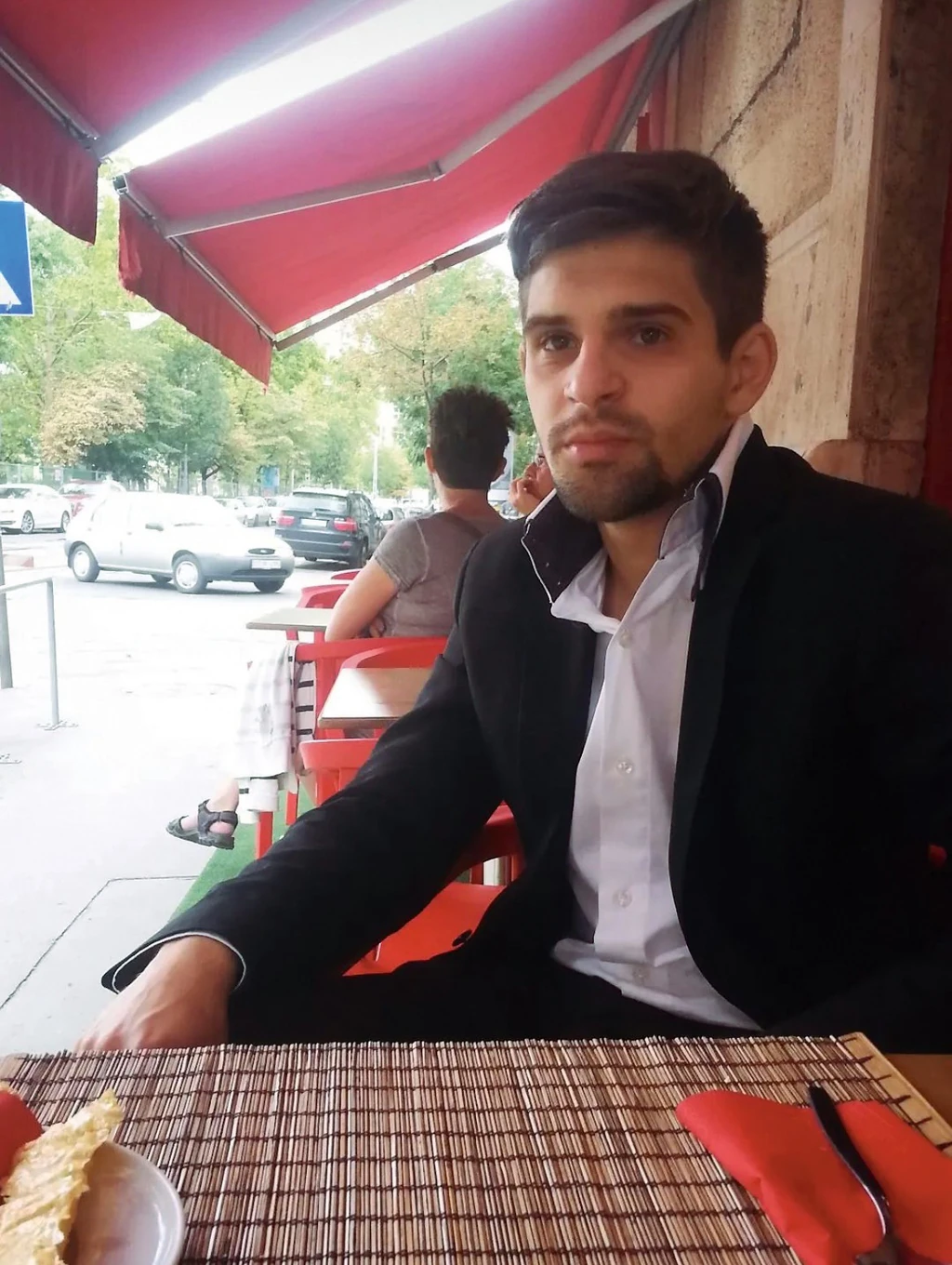 Megyesi Balázs azon a napon, amikor beiratkozott az egyetemre