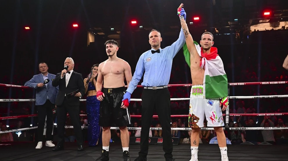 Esélye sem volt Istenes Bence ellen a bosnyák influenszer Nermin Rapkićnak (Fotó: Schumy Csaba/fotocentral.hu)