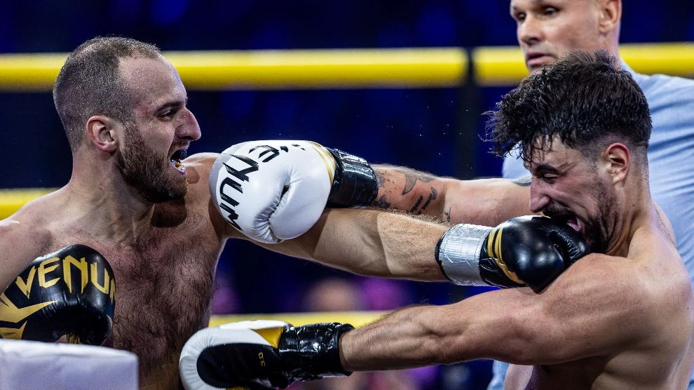 Bence a harmadik menetben kiütötte ellenfelét (Fotó: Trenka Attila)