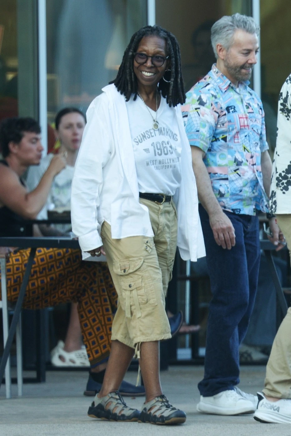 Whoopi Goldberg ránézésre sem az a tipikus 70 éves (Fotó: Profimedia)
