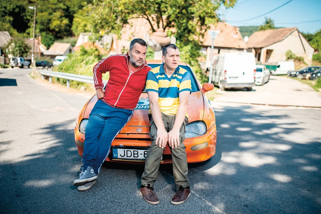 Répa Sanyit játssza A mi kis falunk című sorozatban (Fotó: RTL Klub)