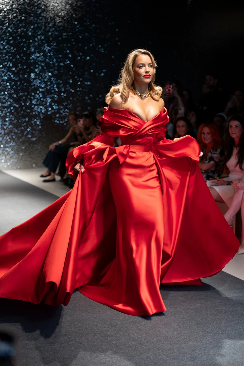 Somossy Barbara Merő Péter múzsájaként (Fotó: BCEFW)