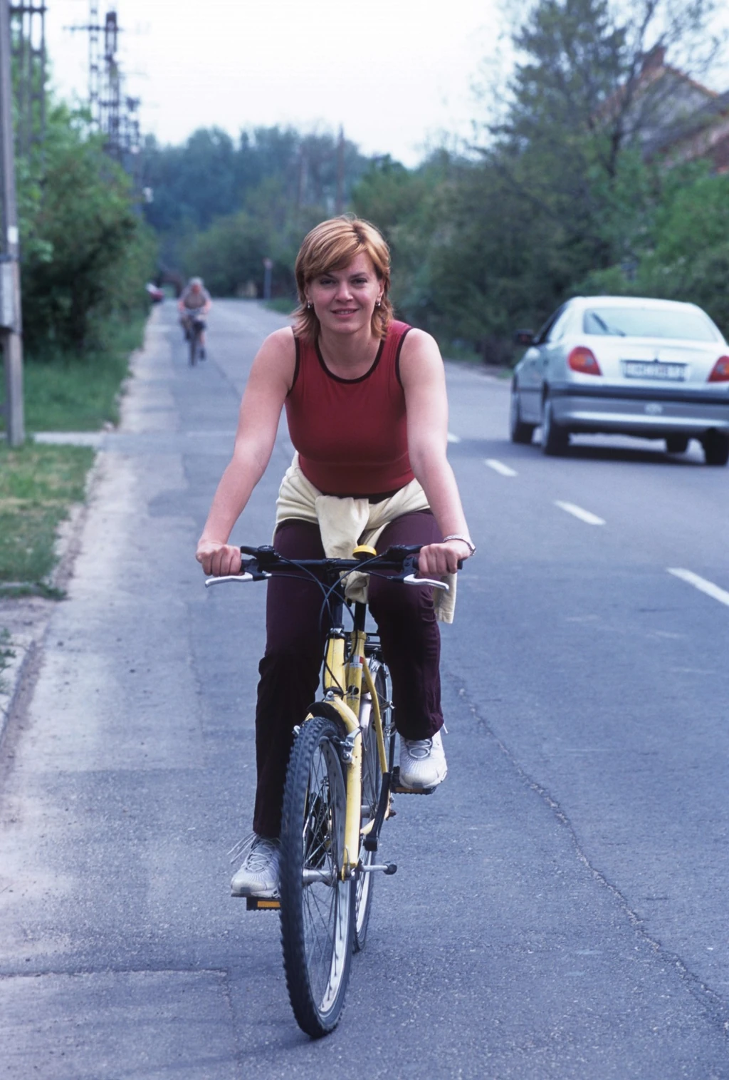 Borbás Marcsi hamarosan biciklivel járja be az országot (Fotó: Karizs Tamás)