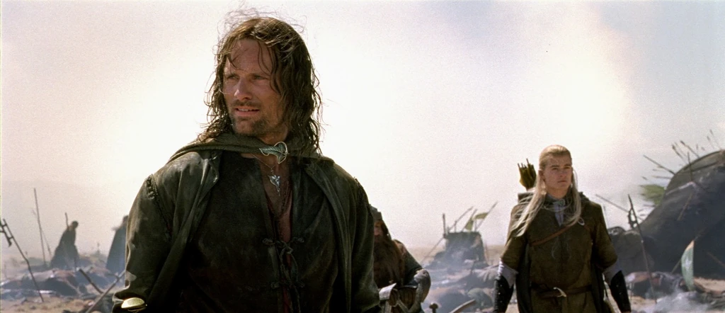Viggo Mortensen és Orlando Bloom A Gyűrűk Ura című filmben (Fotó: Profimedia)