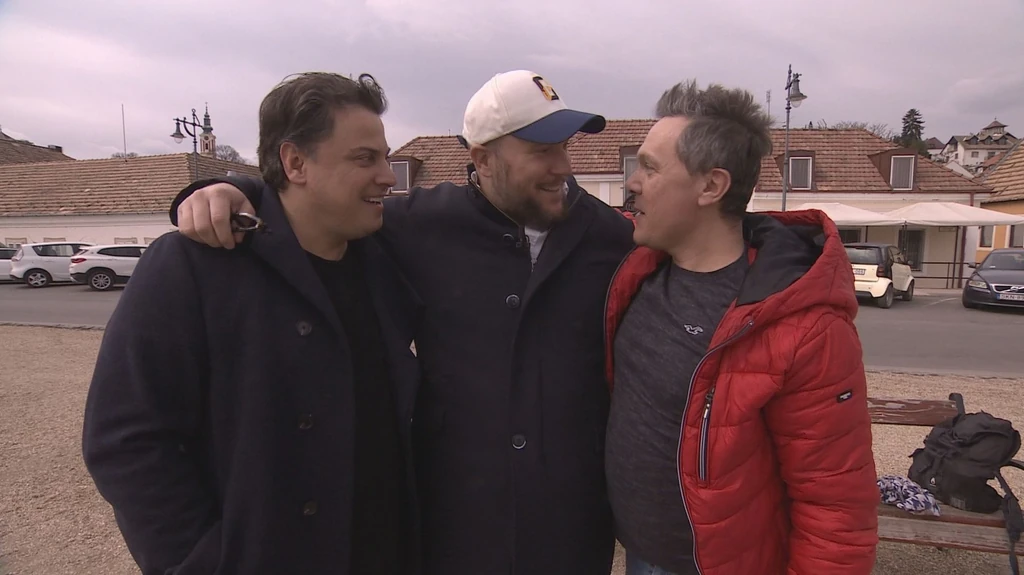 A három mókamester: Nagy Sándor, Feke Pál és Serbán Attila