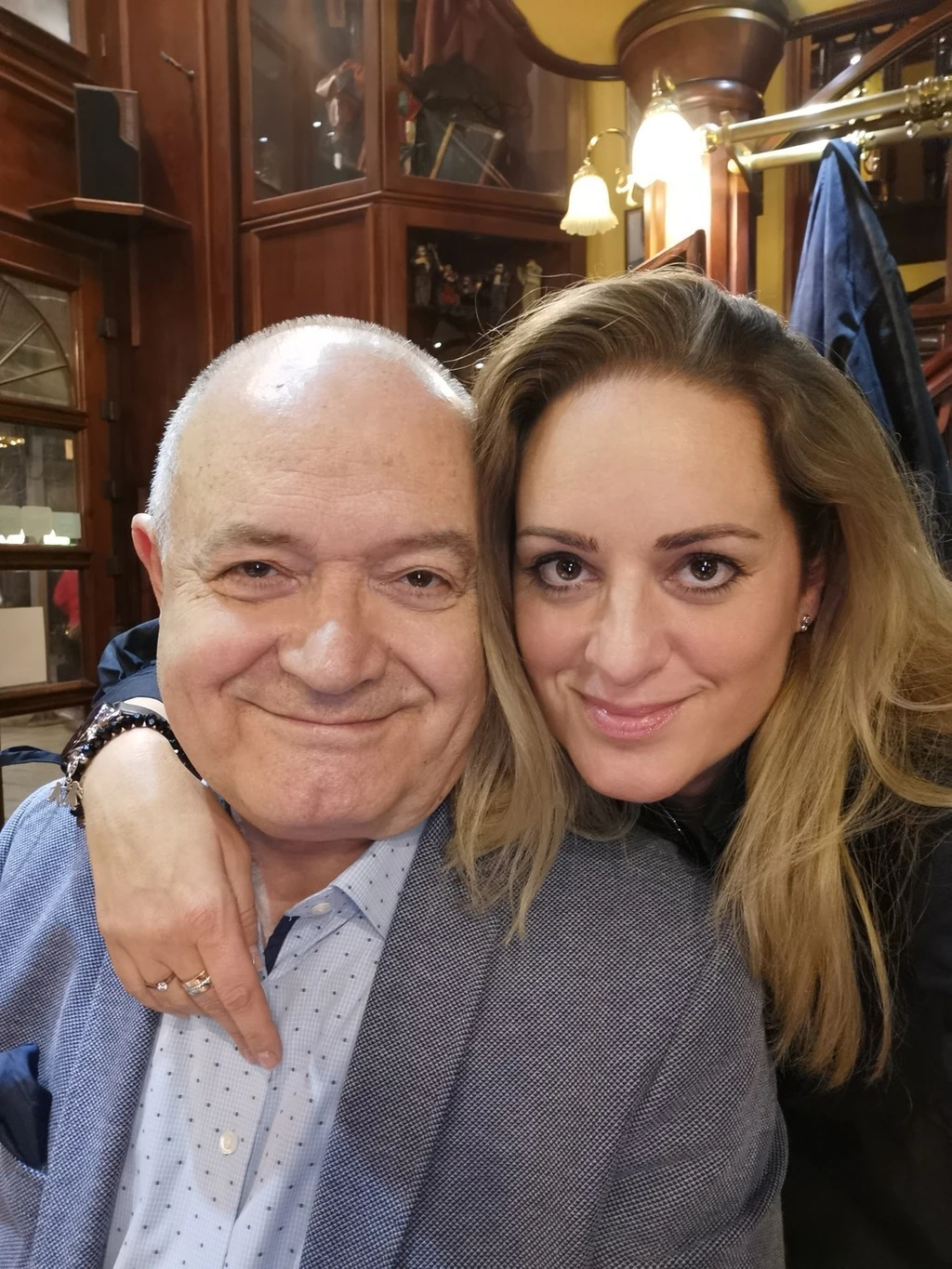 Forgács Gábor és lánya, Bea (Fotó: Archív)