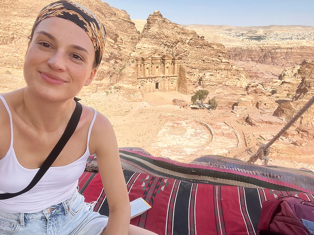 Petra Petrában, a jordániai romvárosban