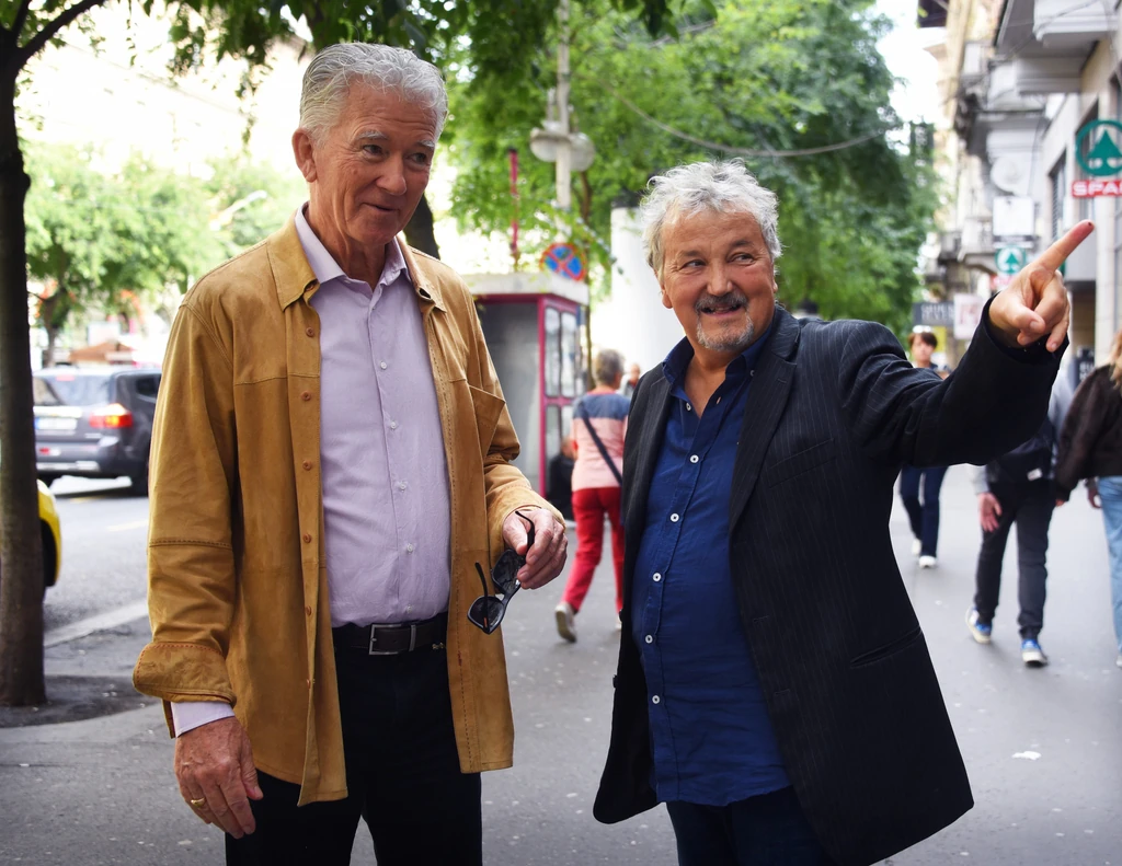 A főszereplővel, Scherer Péterrel remekül kijöttek (Fotó: Olajos Piroska/fotocentral.hu)