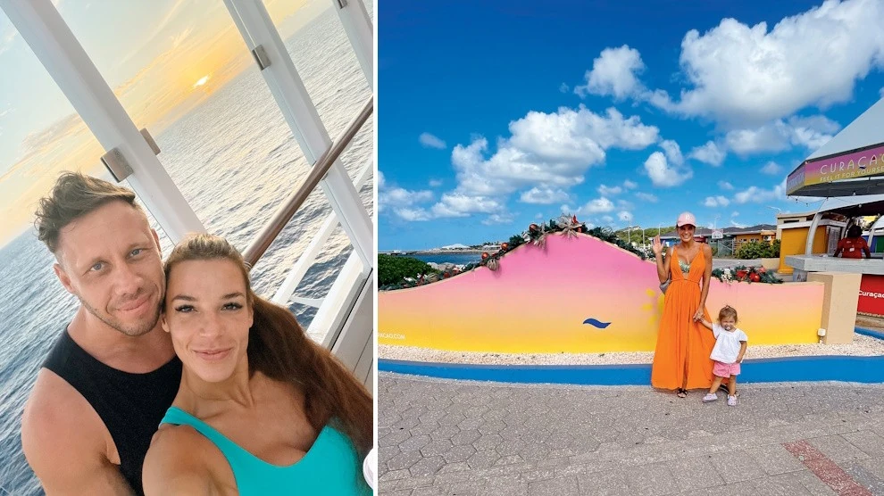 Párjával és kislányával (Fotók: Archív)