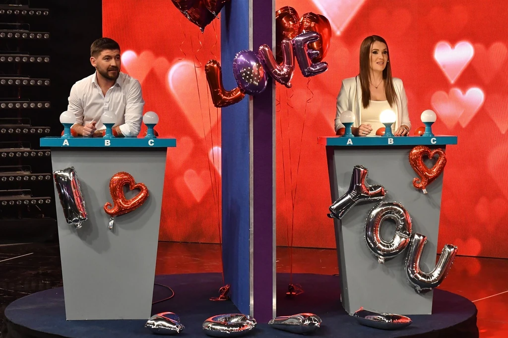 Hódi Pamela és Tóth Bence a Drágám, add az életed! című műsorban (Fotó: TV2)