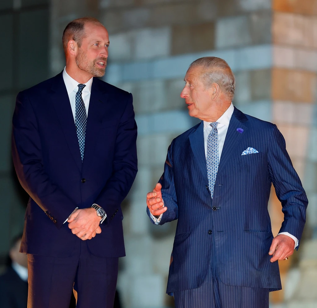 Vilmos és édesapja, III. Károly