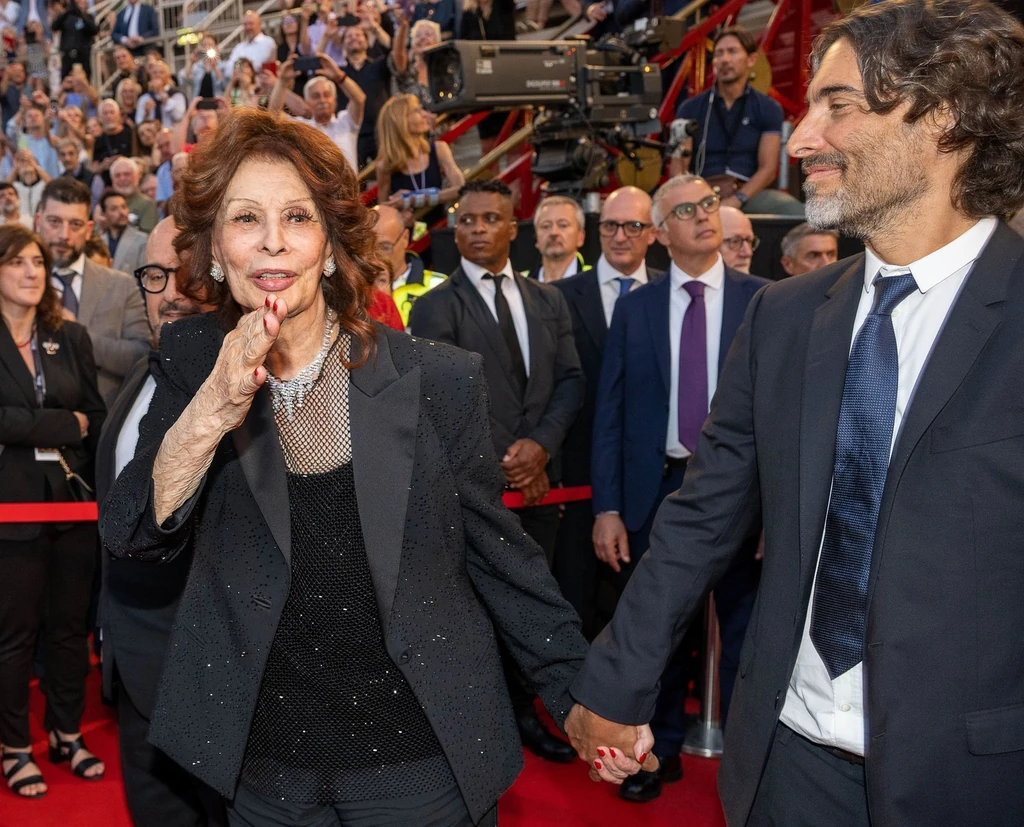 Sophia Loren és fia, Carlo között nagyon szoros a viszony (Fotó: Profimedia)