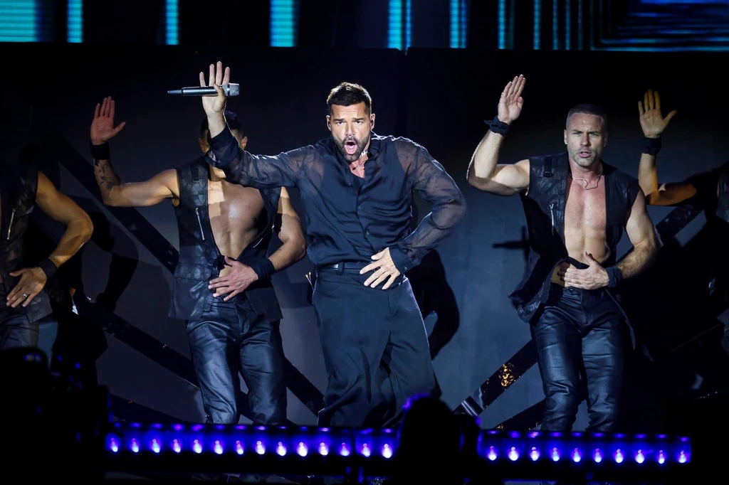 Ricky Martin a budapesti Hősök terén 2024-ben 