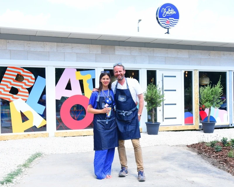 Ördög Nóra és férje nem rejtegetik a gyerekeiket (Fotó: Olajos Piroska)