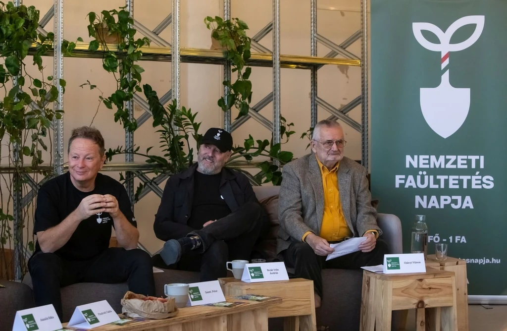 Geszti Péter, Bojár András Iván és Csányi Vilmos (Fotó: Archív)