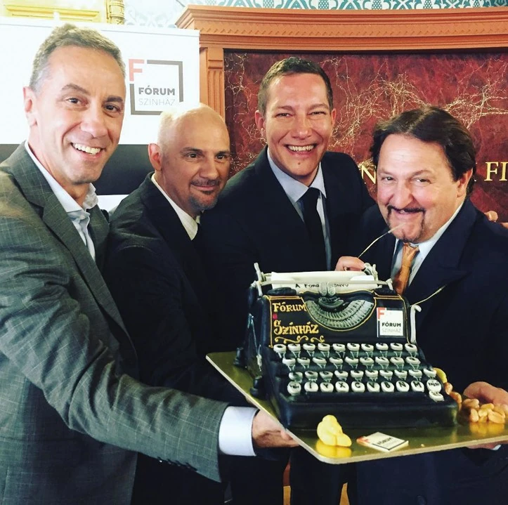 A Fórum Színházban is sokat dolgozott már együtt a két barát (Fotó: Smagpictures)