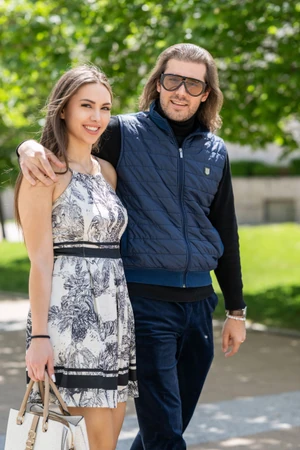 Kobór Léna és párja, Balogh Krisztián