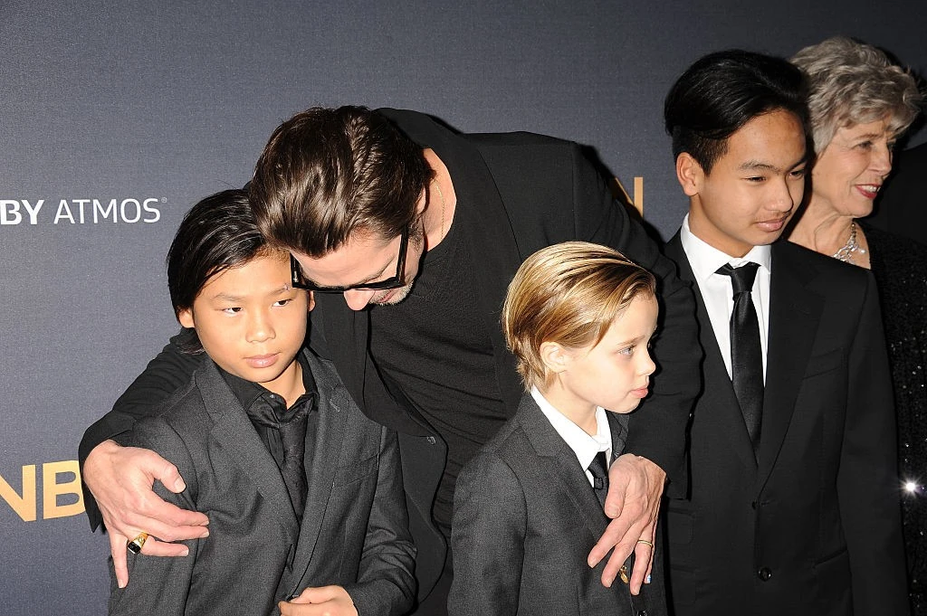 Pax és Brad Pitt talán sosem álltak igazán közel egymáshoz (Fotó: Getty Images)