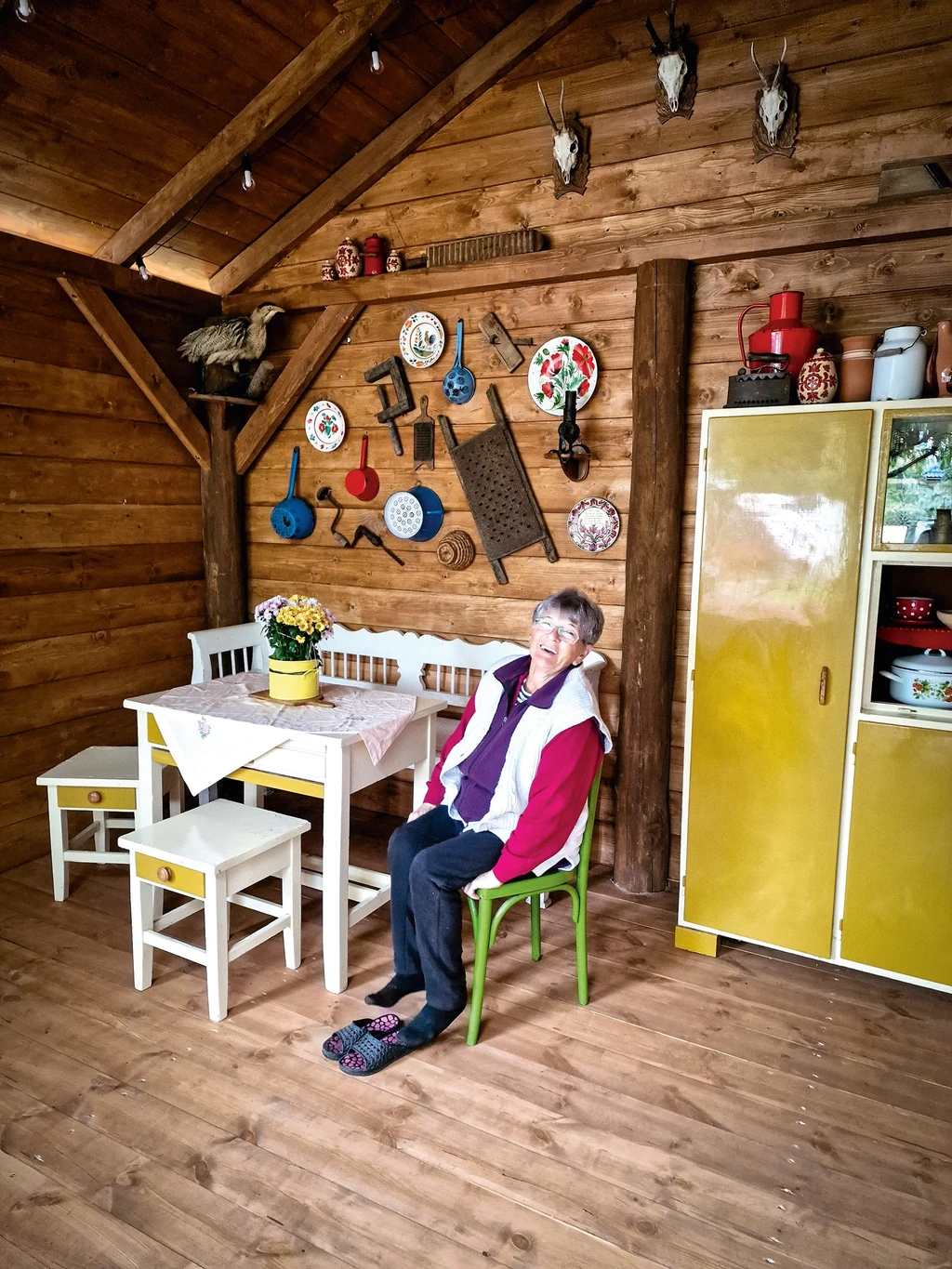 Kácsi mama rendszeresen meglátogatja Grétát