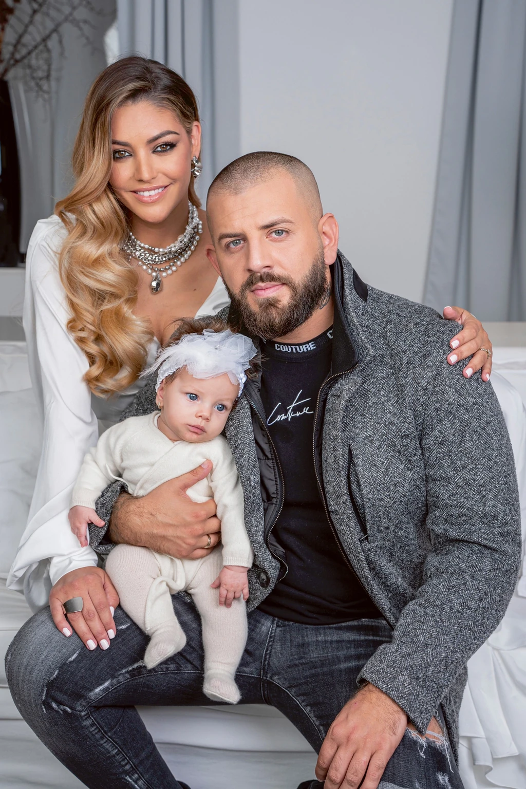 Először a Storynak mutatták meg akkor öt hónapos kislányukat, Amarát (Fotó: Borzi Vivien)