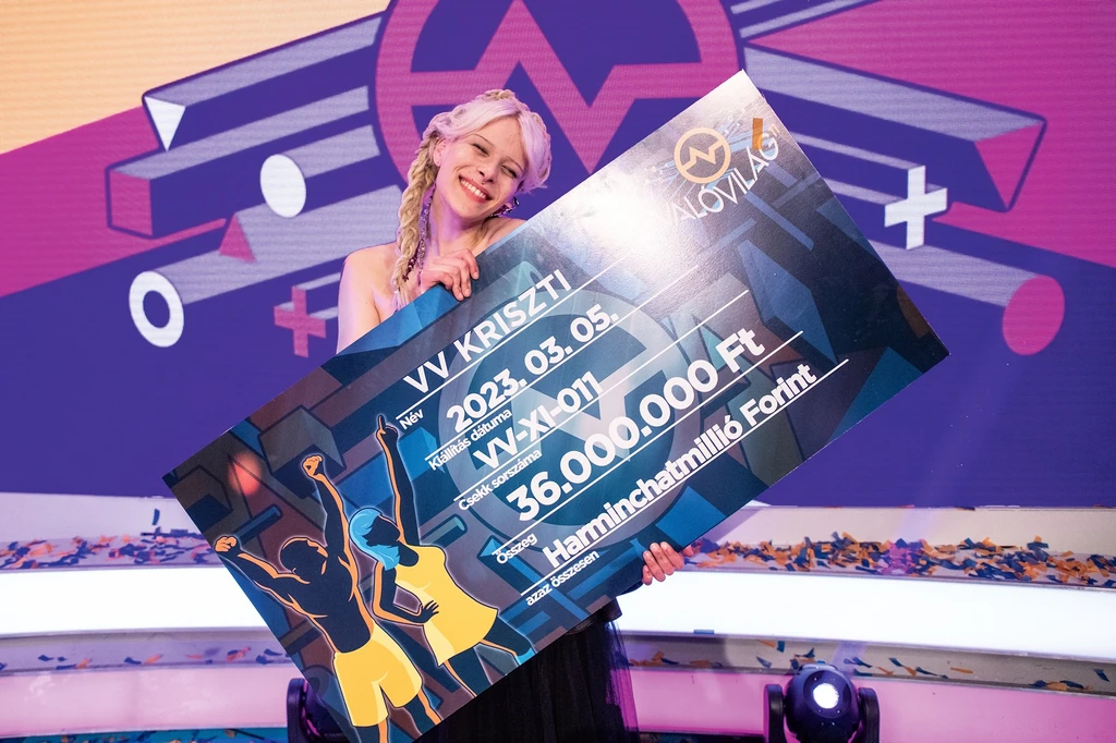 Karnics Kriszti 36 millió forinttal lett gazdagabb, de boldogabb nem... (Fotó: RTL)