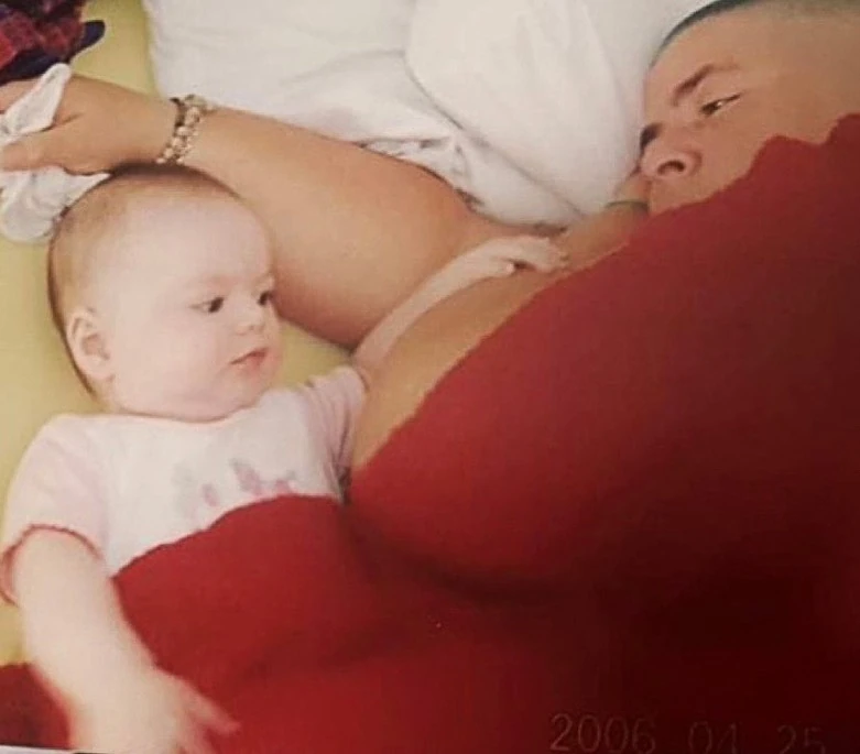 „Ő vett először a karjába" (Fotó: Archív)