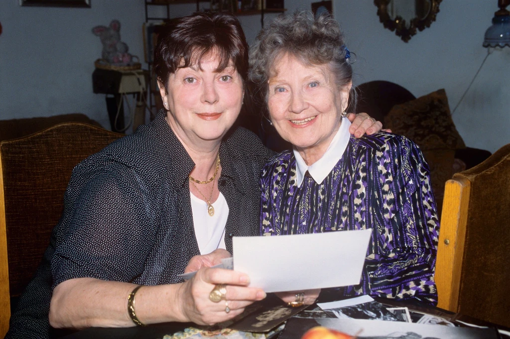 Édesanyjával (Fotó: Story-Best Archívum)