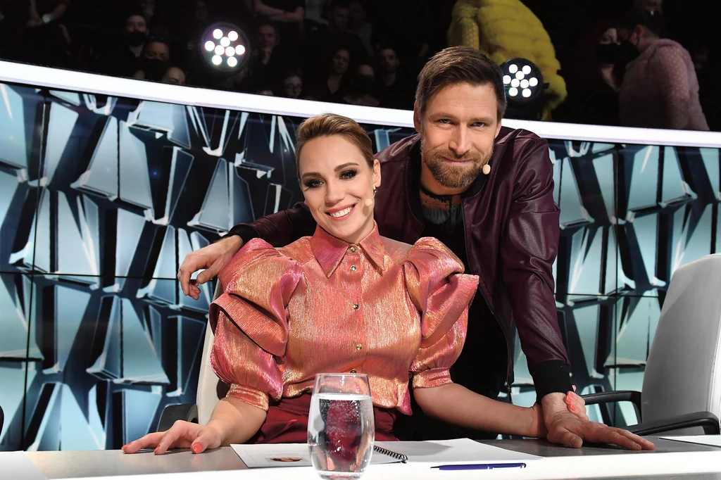 A Sztárban Sztár adásában Makranczi Zalánnal. Több rendezvényen is viselte már ezt a ruhát (Fotó: TV2)