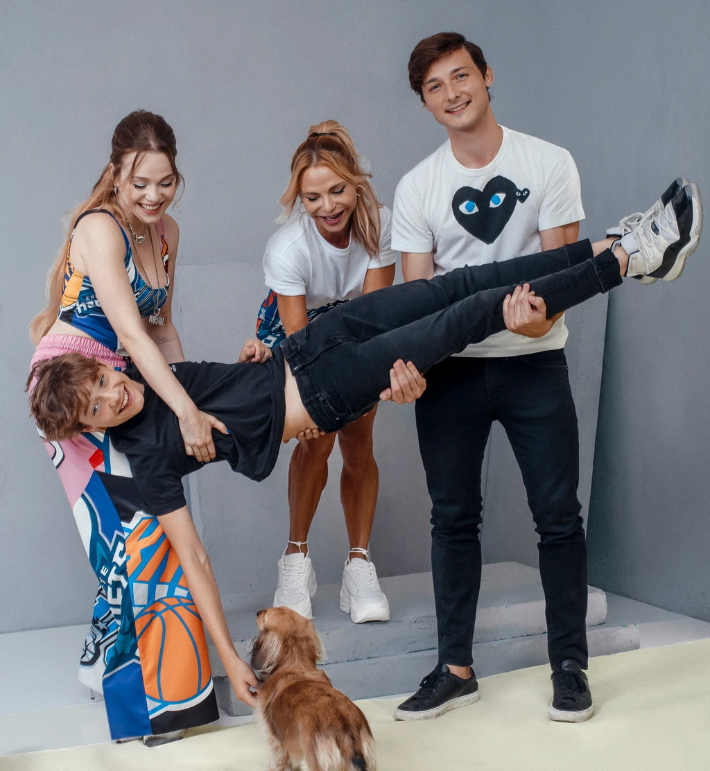 Yvonne Dederick és gyermekei