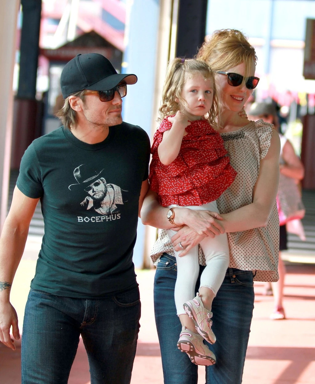 Nicole Kidman és Keith Urban a lányukkal, Sunday Rose-zal