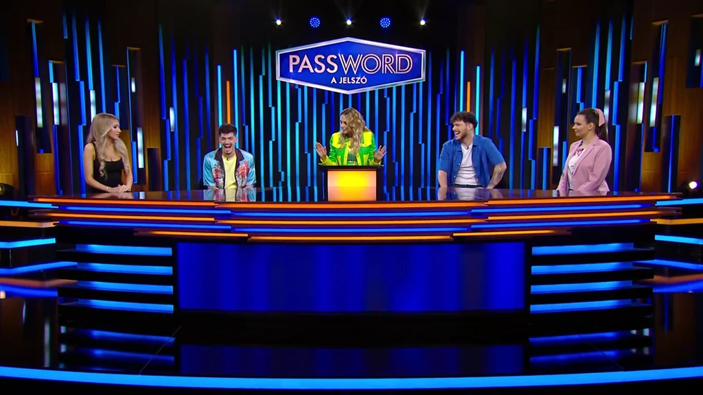 A Password első és eddig egyetlen adásában Marics Peti és Pető Brúnó szerepelt (Fotó: TV2)