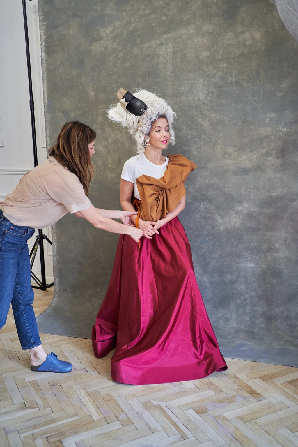 Papucs is került a rizsporos parókára (Fotó: Archív)