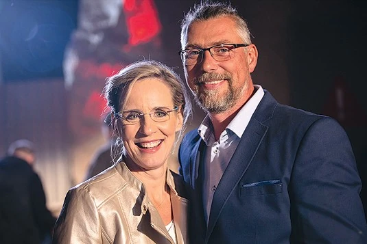 Pataki Zita és férje, azóta is boldogok együtt