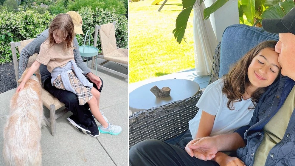 A 9 éves Evelyn és a 11 éves Mabel, ha tehetné, el sem mozdulna mellőle (Fotók: Archív)