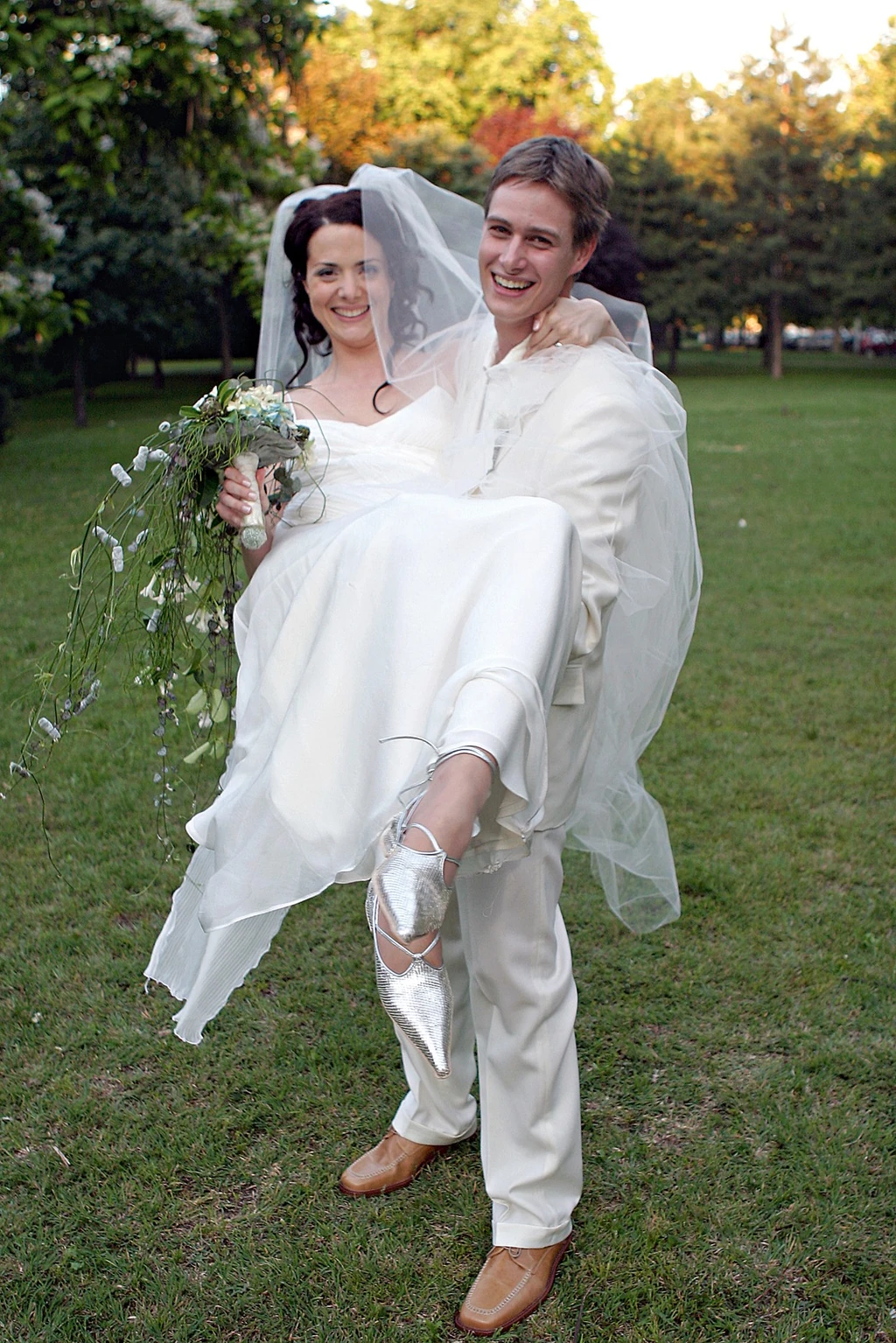 2004-ben övék volt az év esküvője, még villamost is béreltek a násznépnek (Fotó: Rákosi Péter/fotocentral.hu)