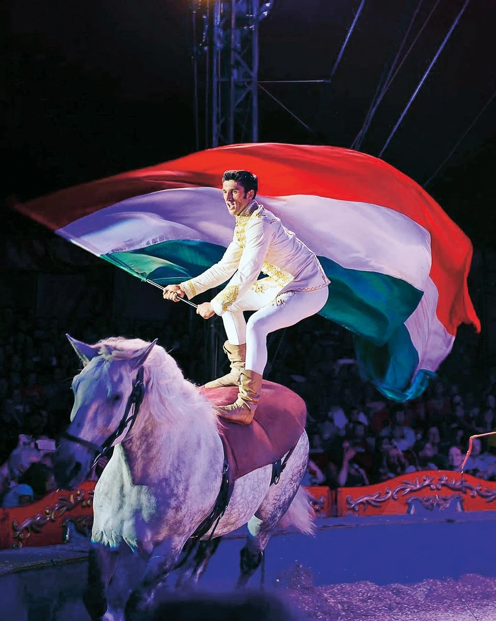 Világhíres mutatványa közben (Fotó: Archív)