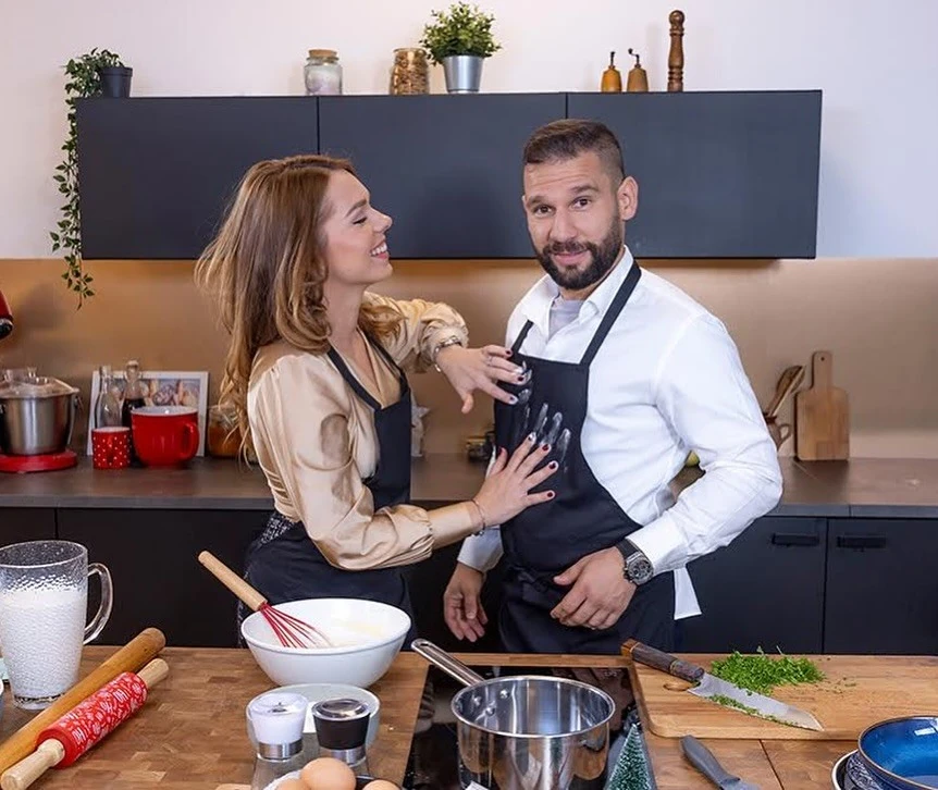 Gyuricza Dóri is otthonosan mozog a konyhában