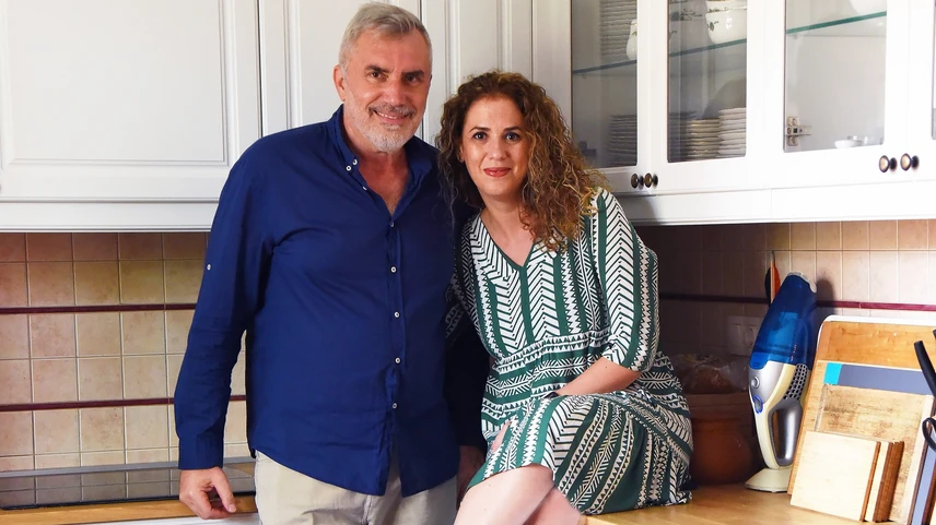 Kaszás Géza és felesége, Zsuzsa