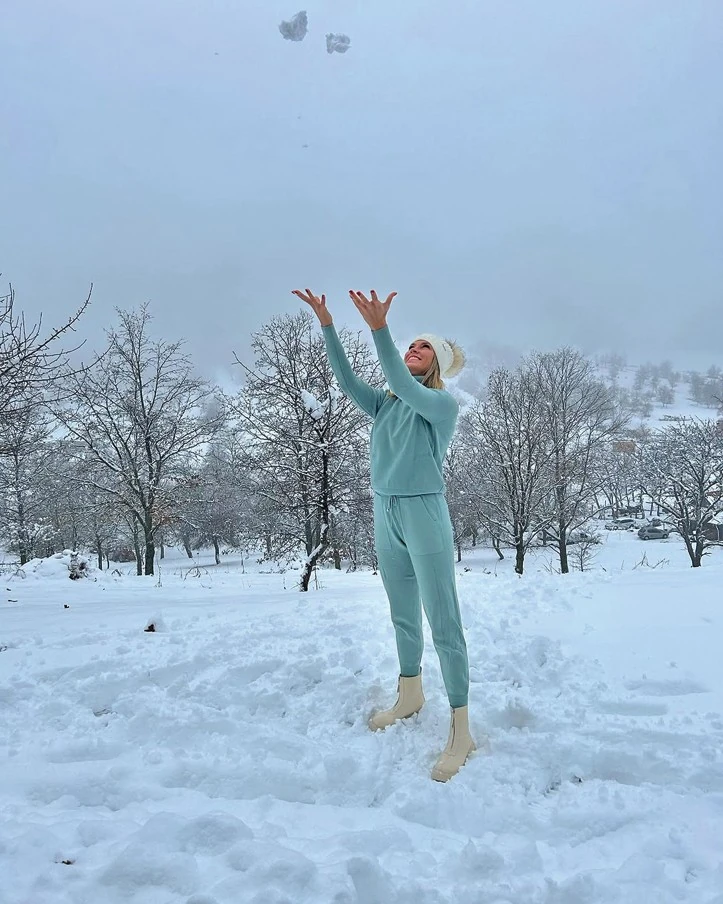 Tóth Katica a télben is megtalálja a szépséget