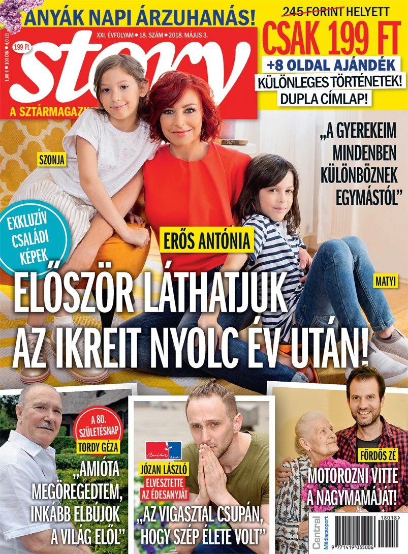 Az ikrek a Story magazin címlapján is szerepeltek már (Fotó: Archív)