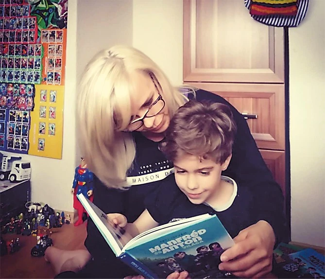 A Patrickkal közös programok feltöltik a büszke édesanyát (Fotó: Smagpictures)