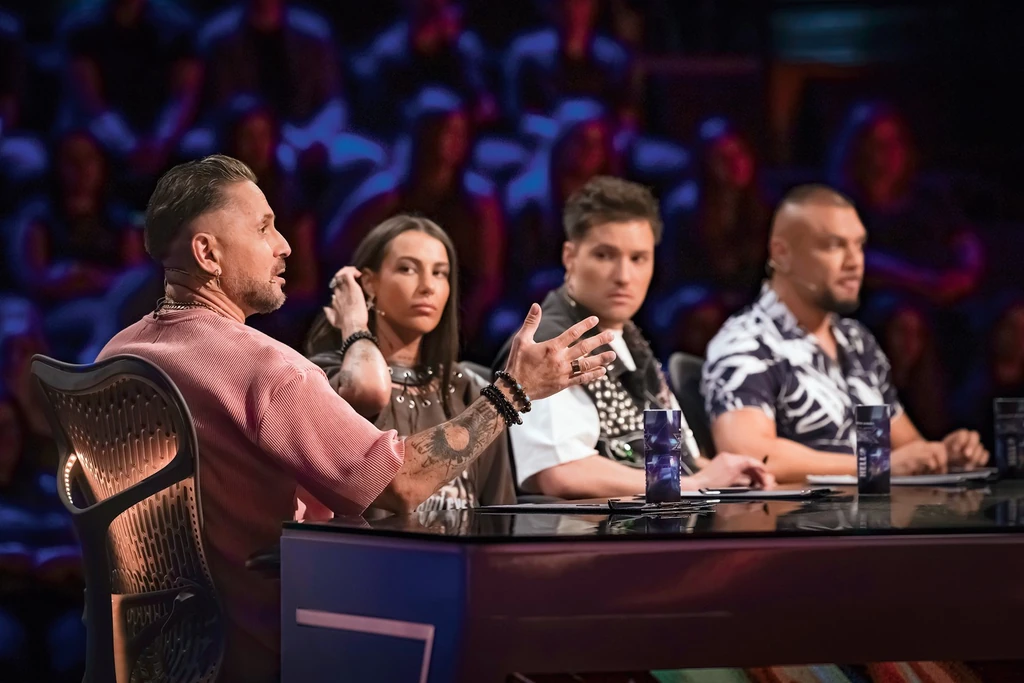 A megújult mentorcsapat tagjaként láthatjuk az X-Faktorban (Fotó: RTL)