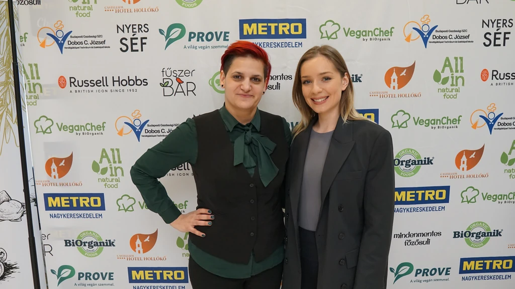 Herczeg Andreával, aki a Csak a Mentes alapító-tulajdonosa és az Év Mentes Séfje verseny alapítója (Fotó: Kriskó Anett/Csak a Mentes)