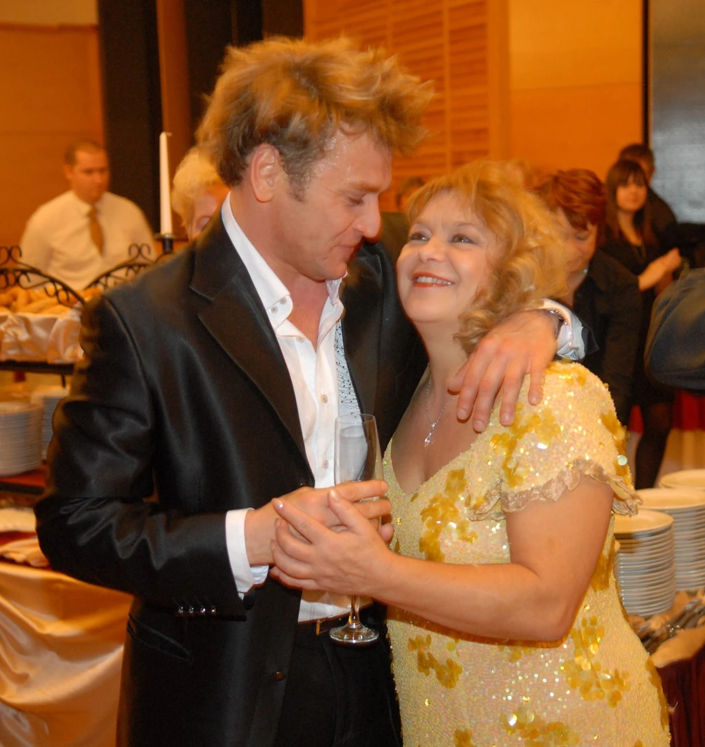 Oszvald Marika és Mészáros Árpád Zsolt 2010-ben, a Szerdán tavasz lesz című operett premierje után (Fotó: Szabó Lilla/fotocentral.hu)