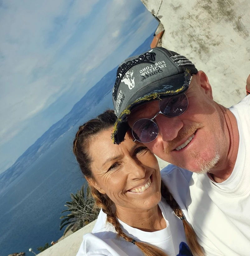 Férjével (Fotó: Archív)